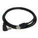 10ft Right Angle USB Cable for HPÂ® Officejet 6700 Premium e-All-in-One Printer - Black