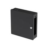 Black Box Mini Wallmount Fiber Enclosure One Adapter Panel Non-Locking