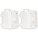 Theater Solutions OVCDW Outdoor Volume Controls White Weatherproof 2 Piece Set