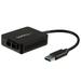 StarTech.com US1GA30SXSC USB 3.0 to Fiber Optic Converter 1000Base-SX SC - Black
