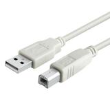 10ft USB Cable for HPÂ® Officejet 6700 Premium e-All-in-One Printer - White / Beige