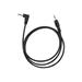 Rocstor Y10C192-B1 3Ft Slim 3.5Mm To Right Angle Sterio Audio Cable Black