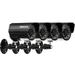 KKmoonÂ® 4pcs 720P Weatherproof CCTV Cameras Kit IR CUT Color CMOS Home Security System 3.6mm
