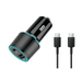 USB C Car Charger UrbanX 20W Car and Truck Charger For Samsung Galaxy A11 with Power Delivery 3.0 Cigarette Lighter USB Charger - Black Comes with USB C to USB C PD Cable 3.3FT 1M