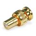 Monoprice BNC Male to RCA Female Adapter - Gold Plated | Male Twist Lock