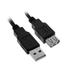 C&E USB 2.0 Extension Cable Black A Male to A Female 6 Feet