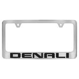GMC Denali Chrome Plated Metal License Plate Frame Holder