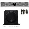 Wet Sounds Package - White Stealth 6 Ultra HD Sound Bar w/ Remote and AS-10 10 500 Watt Powered Stealth Subwoofer