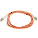 Monoprice Fiber Optic Cable - 2 Meter - Orange | LC to LC OM1 62.5/125 Type Multi Mode Duplex