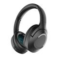 Active Noise Cancelling Headphones iDeaPlay Wireless Over Ear Headphones with Microphone Stereo Sound Headphones for TV Airplane 25 Hours Playback - Black