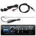 Marine/MotorSports Waterproof Digital Media USB AUX Bluetooth Stereo Receiver Enrock White Long Range AM/FM Radio Antenna 40 Wired Antenna Universal Auxiliary Interface Mount