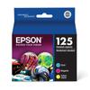 EPSON 125 DURABrite Ultra Ink Standard Capacity Color Combo Pack (T125520-S) Works with Stylus NX-125 NX-127 NX-130 NX-230 NX-420 NX-530 NX-625 WorkForce WF-320 WF-323 WF-325 WF-520