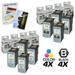 LD Remanufactured Cartridge Replacement for Canon PG30 & CL31 (4 Pigment Black 4 Color 8-Pack)