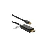 QVS MDPH-06BK 6Ft Mini Dispport/Thunderbolt To Hdmi Digital Video Black Cable