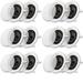 Acoustic Audio CS-IC63 In Ceiling 6.5 Speaker 6 Pair Pack 3 Way Home Theater Flush Mount