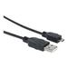 Manhattan Micro-B Data + Charging Cable Hi-Speed USB 2.0 Type-A Male to Micro-B Male 480 Mbps 1.5 ft. Black