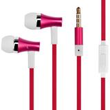 Red Earbuds Hands-free Earphones w Mic Dual Metal Headphones Headset Z5A for Amazon Kindle Fire HDX 8.9 HD 8.9 7 6 Kids Edition DX 8 10 - iPhone 6S Plus iPad Pro 9.7 Mini 4 12.9 3 Air 6