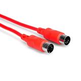 Hosa MID-303RD MIDI Cable 5-pin DIN to Same 3 ft