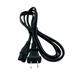 Kentek 6 Feet FT 2 Prongs AC Power Cable Cord for Acoustimass 3 6 9 15 16 25 Series II Home Entertainment Speaker