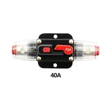 40A Car Automatic Circuit Breaker Switch Unbranded Reset Fuse Inverter for Car Audio System Protection 12V-24V DC