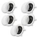 Acoustic Audio CS-IC63 In Ceiling 6.5 Home Theater 5 Speaker Set 3 Way Flush Mount