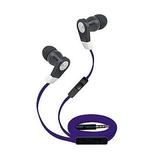 Super High Clarity 3.5mm Stereo Earbuds/ Headphone for Amazon Fire Phone Kindle Fire HDX 7 Fire HD HD 8.9 HDX 8.9 (Purple) - w/ Mic & Volume Control + MND Stylus