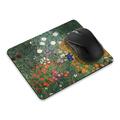 WIRESTER Rectangle Standard Mouse Pad Non-Slip Mouse Pad for Home Office and Gaming Desk Gustav Klimt Flower Garden