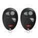 AKS KEYS Keyless Remote Fob for GM 2002 2003 2004 2005 4B - L2C0007T (2 Pack)