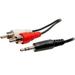 Importer520 Male 3.5mm Plug Stereo Splitter to 2 Male RCA Plugs 6 feet Cable for iPod iRiver Zune Audiovox FMM100 FM Modulator or other AUX adapter