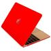 Mosiso New Macbook 12 Inch Case Ultra Slim Smooth Matte Finish Hard Shell See Through Protective Cover for MacBook 12 with Retina Display A1534 (2016 / 2015 Newest Version) Red