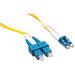 Axiom LC/SC Singlemode Duplex OS2 9/125 Fiber Optic Cable 90m TAA Compliant