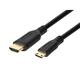 Monoprice HDMI Audio/Video Cable - 6 ft HDMI A/V Cable for Camcorder A/V Receiver TV Audio Device Video Device - First End: 1 x HDMI Digital Audio/Video - Male - Second End: 1 x Mini HDMI Type ...