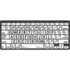 LogicKeyboard LargePrint Black on White - Mac Bluetooth Mini Keyboard - US English LKBU-LPBW-BTON-US