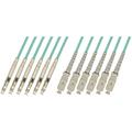 RiteAV - Direct Burial/Outdoor LC-SC 6-Strand Fiber Optic Cable - 10Gb Multimode (50/125) - 50M