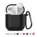 Njjex AirPods Pro & Airpods 1 2 3 Case Silicone Protective Skin [Front LED Visible] Protective Silicone Cover & Skin Compatible with AirPods 1 & 2 Pro Wireless Charging Case with Carabiner