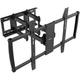 QualGear Heavy-Duty Full Motion TV Wall Mount for Most 60 - 100 Flat Panel and Curved TVs Black