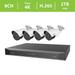 Revo Ultra True 4K 8CH. 2TB HDD IP NVR Video Surveillance System 4 x 4K HD Indoor/Outdoor Fixed Lens Cameras - Remote Access Via Smart Phone Tablet PC & MAC