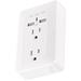 Onn 2-Outlet Wall Mount Power Adapter with 2 USB Ports