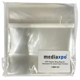 CheckOutStore 400 OPP Plastic Wrap Bag for Standard CD Jewel Case 10.4mm