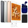 Restored Apple iPad Mini 5 7.9-inch Retina 64GB Latest OS Wi-Fi Only Bundle: USA Essentials Bluetooth/Wireless Airbuds Case Rapid Charger By Certified 2 Day Express (Refurbished)