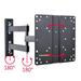 VideoSecu Articulating Swivel Tilt TV Wall Mount for Most 22 -40 Some LED up to 43 VIZIO Insignia AOC JVC Phillips LCD LED HDTV B62