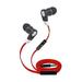 Super High Clarity 3.5mm Stereo Earbuds/ Headphone Compatible with Motorola One Action One Vision Moto E6 Asus ROG Phone II Alcatel Avalon V (Red) - w/ Mic & Volume Control + MND Stylus