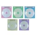 (500) CheckOutStore Premium CD Double-sided Storage Plastic Sleeve (Assorted Color)