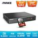 ANNKE 4-Channel HD-TVI 1080P Security Video DVR H.265 video Compression for Bandwidth Efficiency(Hard Drive Capacity with 1T Hard Drive