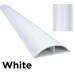 Cable Shield PVC Foor Cord Cover - Model: CSX-5 - Length: 36 - Color: White - 1 Piece