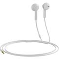 Headphones with Microphone Certified Stereo Flat Wired 3.5mm In-Ear Earphones Control Crystal Sound Earbuds for iPhone iPad iPod Laptop Tablet Android LG Smartphones (White) 1 Pack