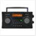 AM & FM HD Portable Radio Black