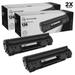 Compatible Replacement for Canon 126 Black Laser Toner Cartridge 2-Pack for imageCLASS LBP6200d LBP6230dw