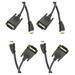 C&E 4 Pack 10 Feet HDMI to DVI Cable HDMI Male to DVI Male CL2 Rated CNE465239