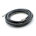 bnc cable black rg59 /u with two male bnc connectors 75 ohm professional grade 12 feet (12 )